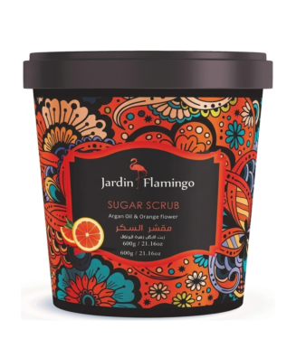 P2110 FLAMINGO SUGAR  SCRUB ARGAN OIL AN ORANGE