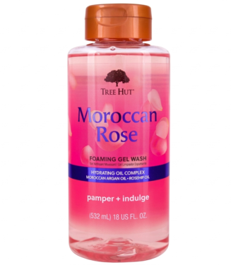 P2137 TREE HUT MOROCCAN ROSE FOAMING GEL WASH