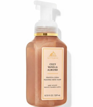 C0503 BBW SOAPS &SANITIZERS  FOAM SOAP COZY VAINILLA ALMOND 259 ML.