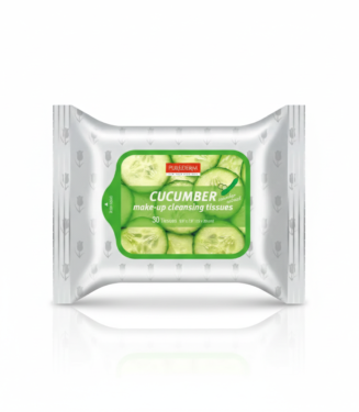 C0105 PUREDERM MAKE-UP CLEANSING TISSUES CUCUMBER
