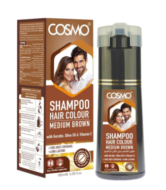 COSMO HAIR COLOUR LIGHT BROWN SH.180 ML.